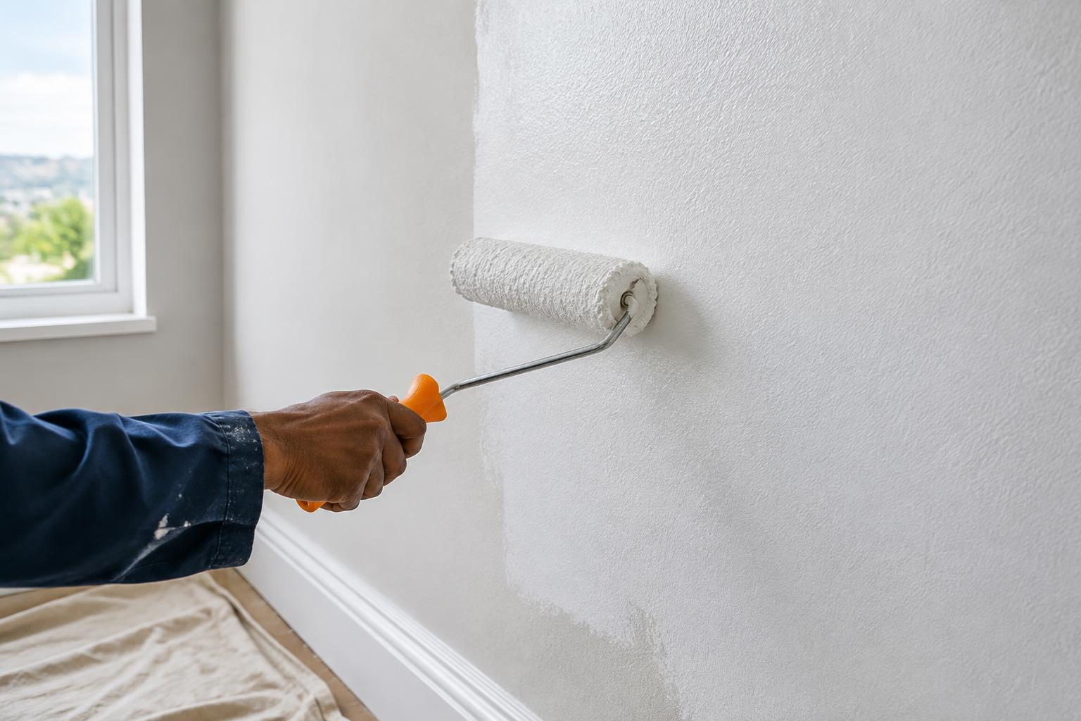Damp sealing & painting service illustration